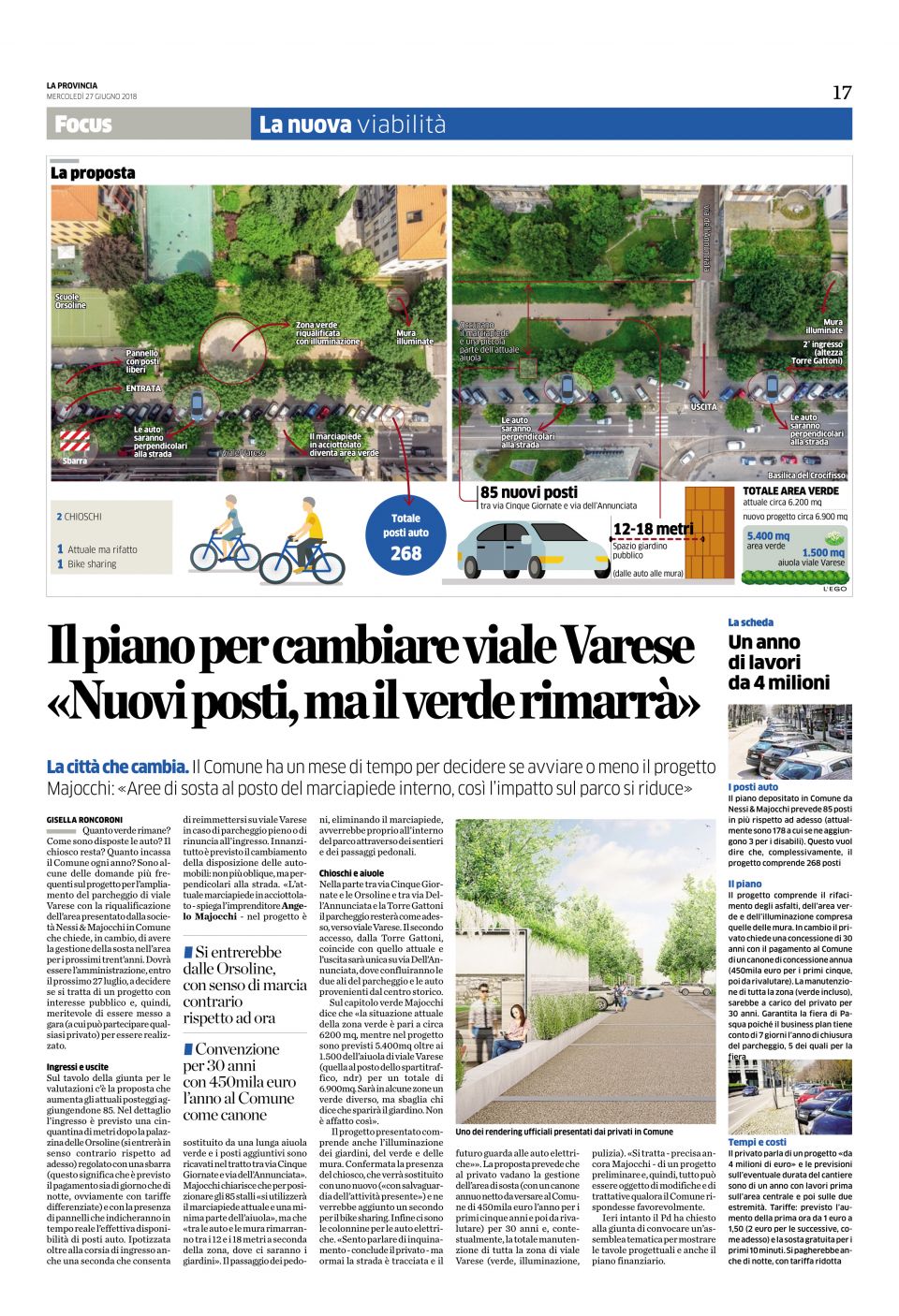 Il piano per cambiare viale Varese